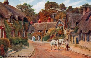 Old Village, Shanklin, Isle of Wight od Alfred Robert Quinton