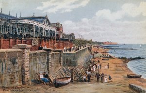 Pavilion und Beach, Clacton-on-Sea od Alfred Robert Quinton