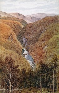 Rheidol Valley, Ďáblův most, Nr. Aberystwyth od Alfred Robert Quinton