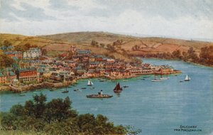 Salcombe, z Portlemouthu od Alfred Robert Quinton