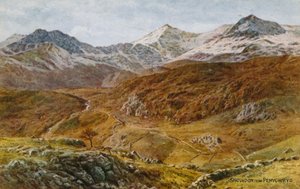 Snowdon, od Pen Y Gwryd od Alfred Robert Quinton