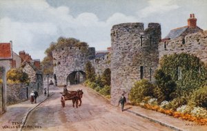 Tenby, stěny a pět oblouků od Alfred Robert Quinton
