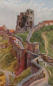Hrad, Scarborough od Alfred Robert Quinton