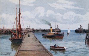 Přístav, Lowestoft od Alfred Robert Quinton