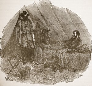 z knižní hospody. 1896 (rytina)