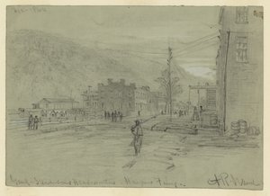 Genl. Stevensons Headquarters-Harpers Ferry od Alfred Rudolph Waud
