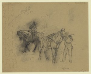 Dva jezdci od Alfred Rudolph Waud