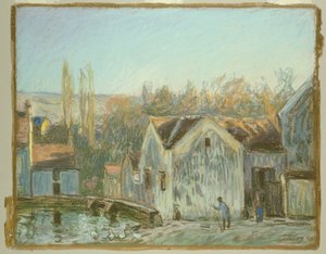 Roh Moret-sur-Loing od Alfred Sisley