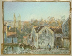 Roh Moret-sur-Loing od Alfred Sisley