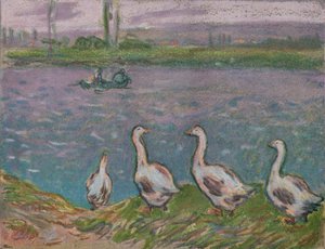 „Sketch in Pastels“, 19. století od Alfred Sisley
