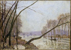 Břeh Seiny na podzim od Alfred Sisley