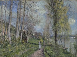 Břehy Seiny, c.1880-81 od Alfred Sisley
