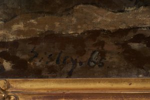 Okraj lesa Fontainebleau od Alfred Sisley