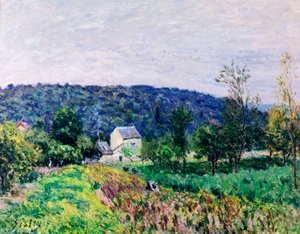 Kopce obklopující Paříž, 1879 od Alfred Sisley