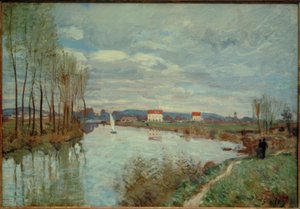 Seina v Argenteuil od Alfred Sisley