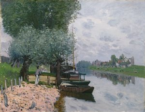 Seina u Bougivalu od Alfred Sisley