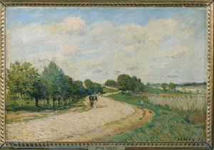 Cesta do Mantes ... od Alfred Sisley