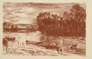 Loing u St. Mammès od Alfred Sisley