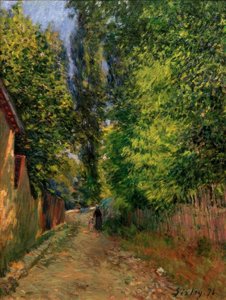 Okolí Louveciennes od Alfred Sisley