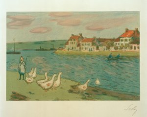 Husy od Alfred Sisley