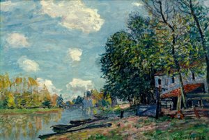 Moret - Banks of the Loing od Alfred Sisley