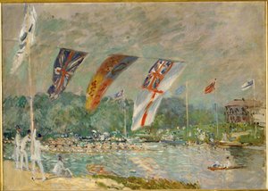 Regata v Molesey od Alfred Sisley