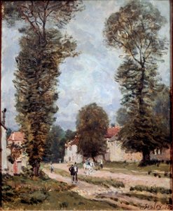 Cesta do Versailles od Alfred Sisley