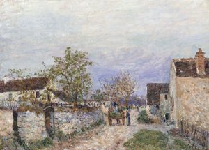 Rue a Veneux, 1883 od Alfred Sisley