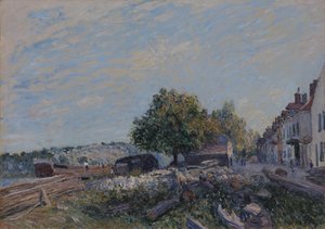 Saint-Mammès ráno od Alfred Sisley
