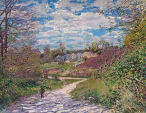 Zimní slunce ve Veneux-Nadon Zimní slunce ve Veneux-Nadon, 1879. od Alfred Sisley
