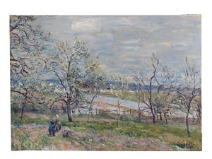 Jaro ve Veneux-Nadon, 1882 od Alfred Sisley