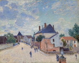Ulice v Moret, c. 1890. od Alfred Sisley