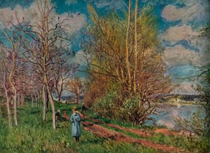 Malé louky na jaře, c1880-1 od Alfred Sisley