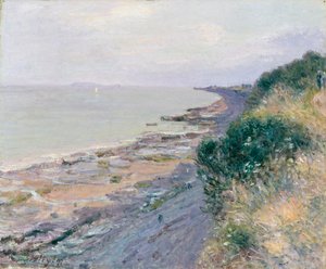 „Útes v Penarthu, večer, odliv“, 1897 od Alfred Sisley