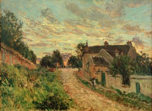 Cesta v Louvecienne od Alfred Sisley
