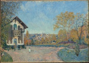 Pohled na Marly-le-Roi z Coeur-Volant od Alfred Sisley