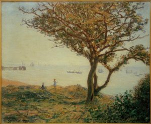 Cardiff Bay (lodě v Cardiff Bay) od Alfred Sisley