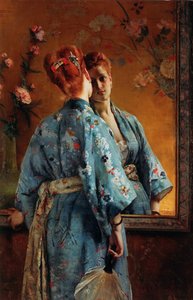 Japonská Parisienne, cca 1871-1874. od Alfred Emile Stevens