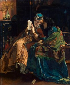 Příjemný dopis, 60. léta 19. století. od Alfred Emile Stevens