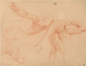 Studie tří postav v Pohybu od Alfred Emile Stevens