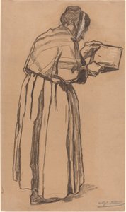 Žena čtení od Alfred Emile Stevens