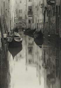 Benátský kanál od Alfred Stieglitz