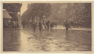 Mokrý den na bulváru v Paříži od Alfred Stieglitz