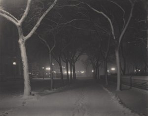 Ledová noc od Alfred Stieglitz