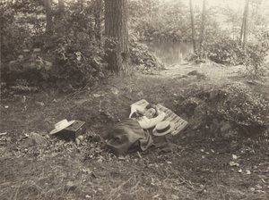 Emmy Obermeyerová, Tea Island, jezero George od Alfred Stieglitz