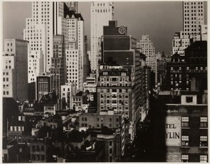 Z mého okna na americkém místě na severu od Alfred Stieglitz