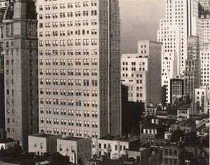 Z mého okna na americkém místě na severu od Alfred Stieglitz
