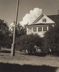 Dům, Lake George od Alfred Stieglitz