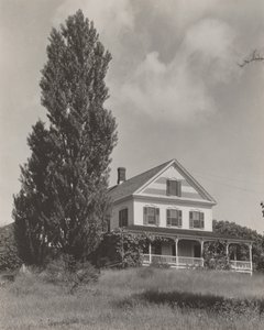 Dům na kopci, Lake George od Alfred Stieglitz