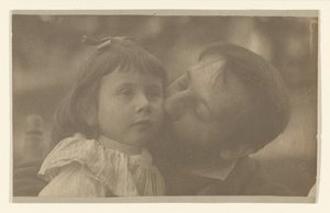 [Lou Schramm a jeho dcera] od Alfred Stieglitz